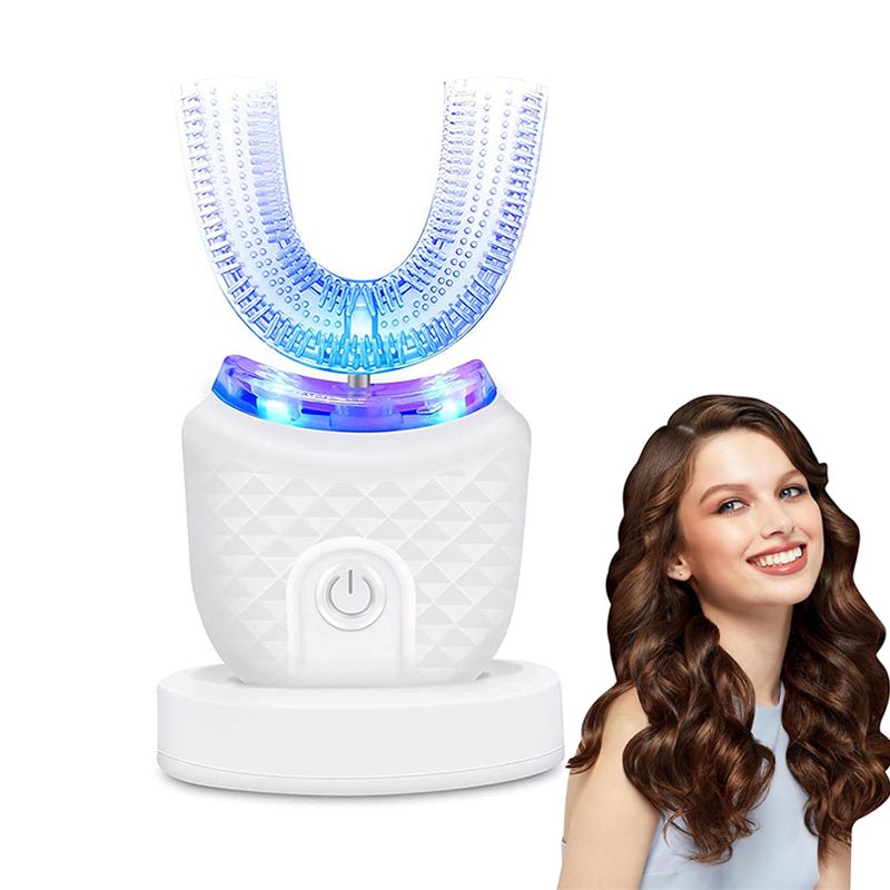 Teeth Whitening Clinic - U字型充電式ライトクイックホワイトニング歯のホワイトナー、プロ仕様の歯のホワイトニングキットで白い笑顔を実現
