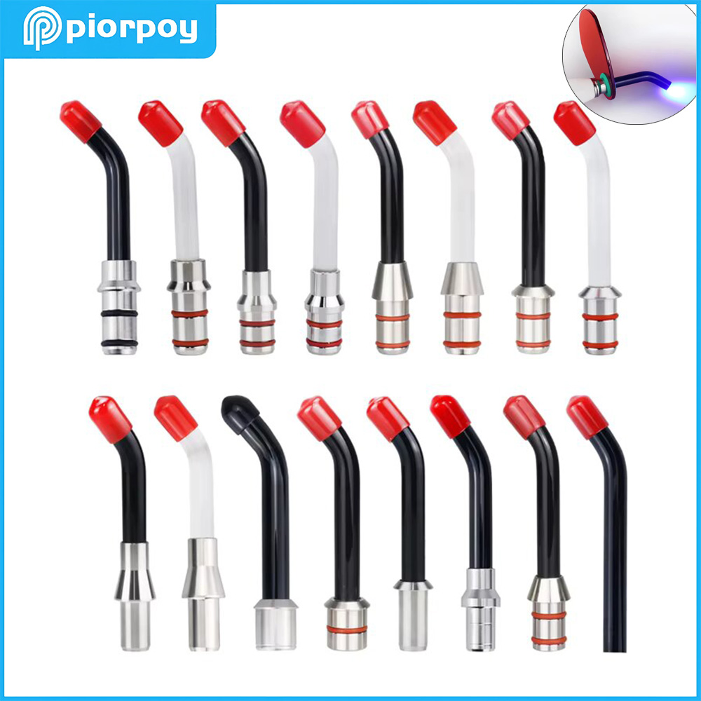 Teeth Whitening Shade Guide - PIORPOY 歯科ツールユニバーサル歯科 LED 硬化ライトガイドチップ歯科硬化ランプ用光ファイバーロッドチップ歯のホワイトニング