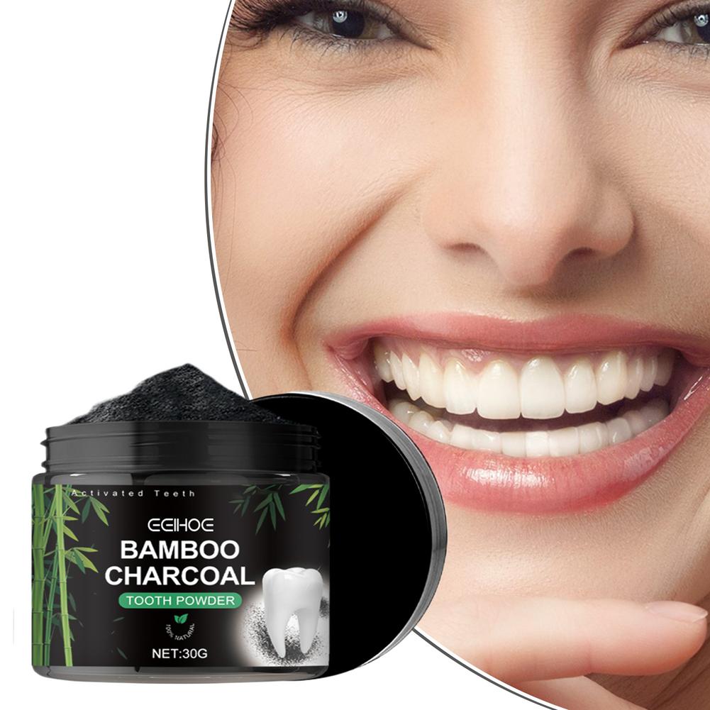 Teeth Whitening Charcoal - 歯のホワイトニングパウダー、活性炭歯のディープクリーニングパウダー、歯の汚れ除去剤、自然なフレッシュな息
