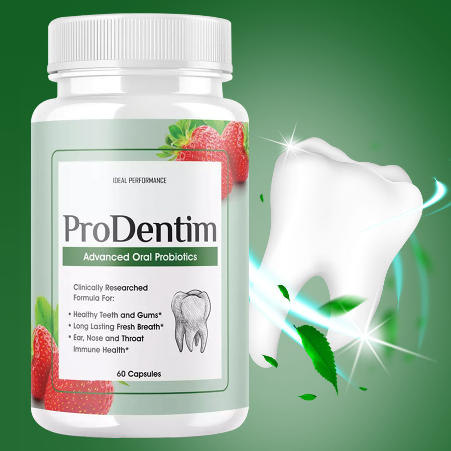 Teeth Whitening Enzymes - 高度な口腔プロバイオティクス - 口臭を消し、歯を白くし、歯茎と歯の健康を促進し、口腔内微生物の生態系を再生します