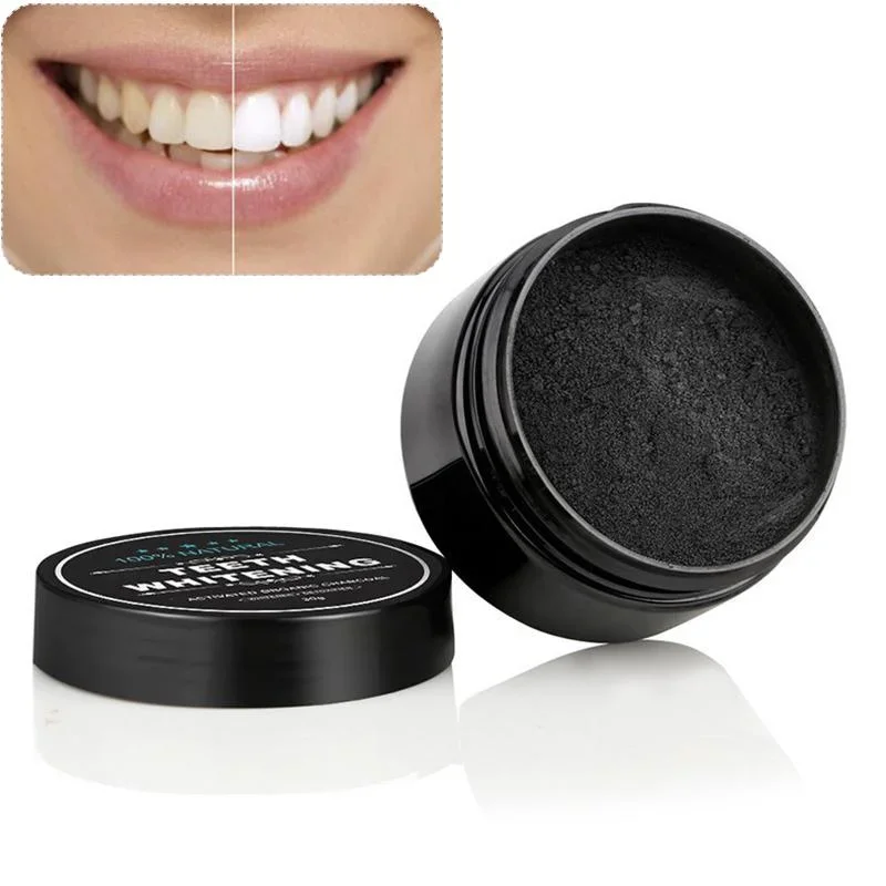 Teeth Whitening Charcoal - 食品グレードの歯磨き粉、活性炭歯のホワイトニング製品、活性炭で歯をきれいにする、黒炭粉