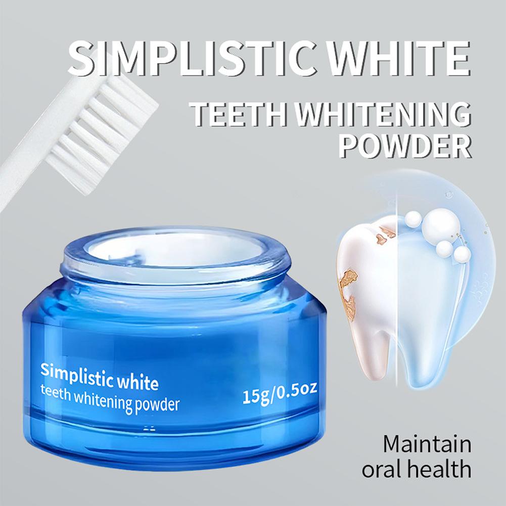 シンプルなホワイトニングパウダー、ステイン除去歯磨き粉、歯垢 - Teeth Whitening Clinic のレビューと価格