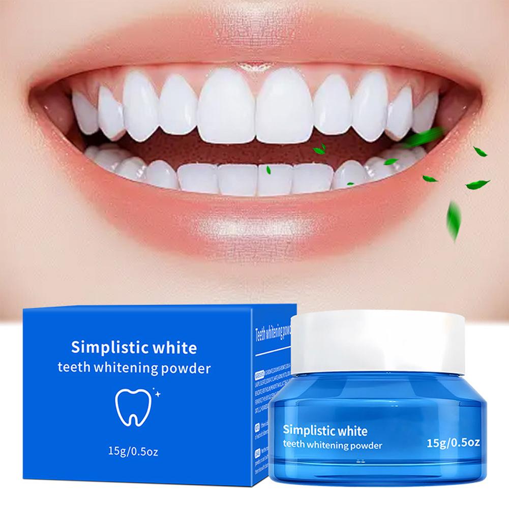 シンプルなホワイトニングパウダー、ステイン除去歯磨き粉、歯垢 - Teeth Whitening Clinic のレビューと価格
