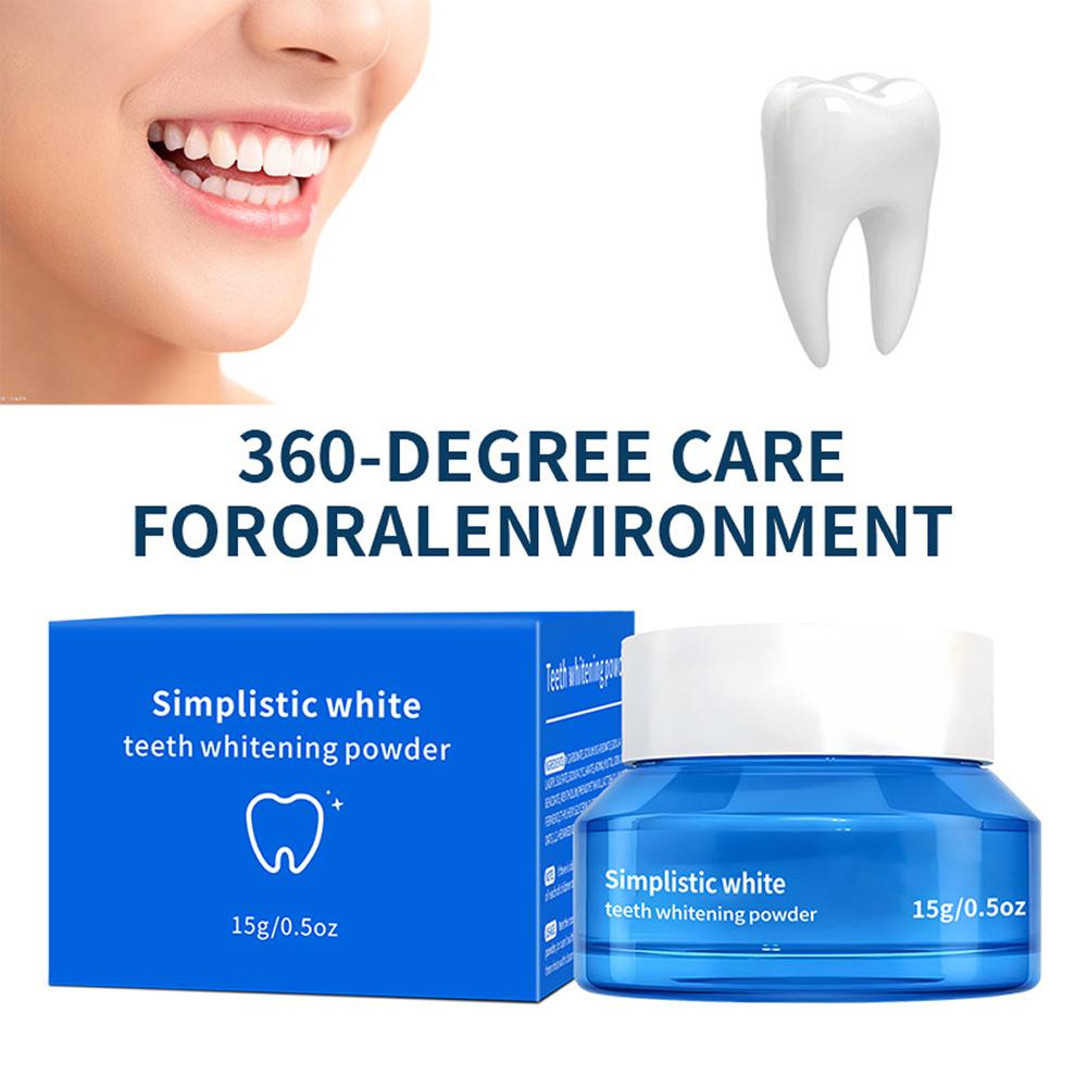 シンプルなホワイトニングパウダー、ステイン除去歯磨き粉、歯垢 - Teeth Whitening Clinic のレビューと価格