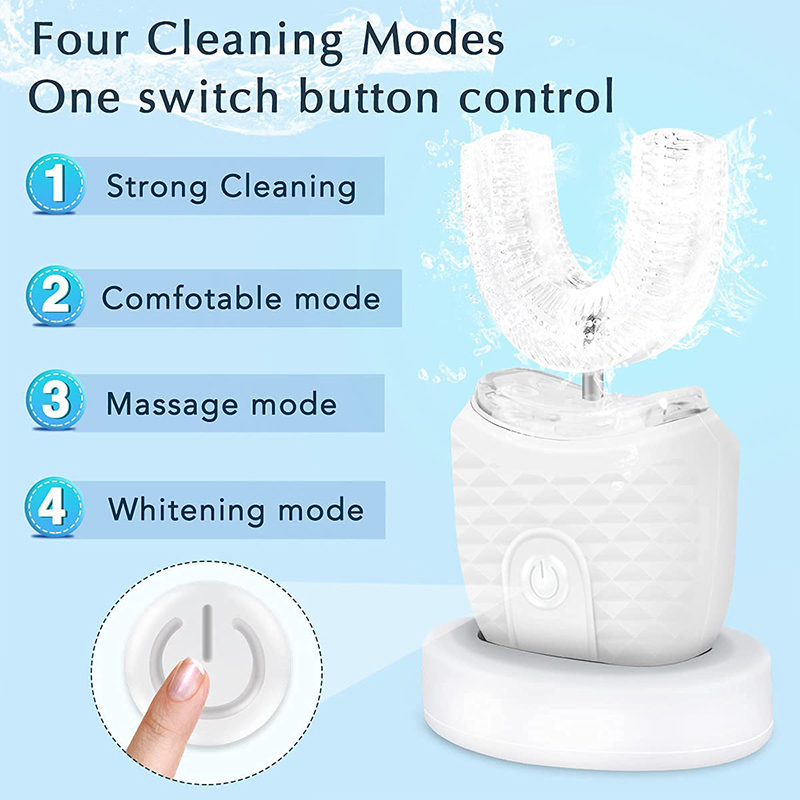 U字型充電式ライトクイックホワイトニング歯のホワイトナー、プ - Teeth Whitening Clinic のレビューと価格
