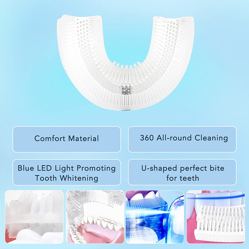 U字型充電式ライトクイックホワイトニング歯のホワイトナー、プ - Teeth Whitening Clinic のレビューと価格
