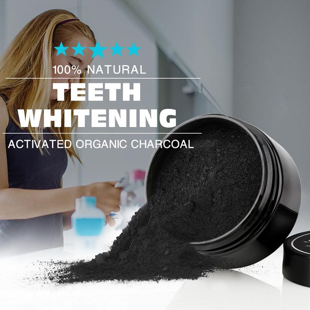 活性化有機炭パウダー歯磨き粉、歯をきれいにし、強化し、ホワイ - Teeth Whitening Charcoal Powder のレビューと価格