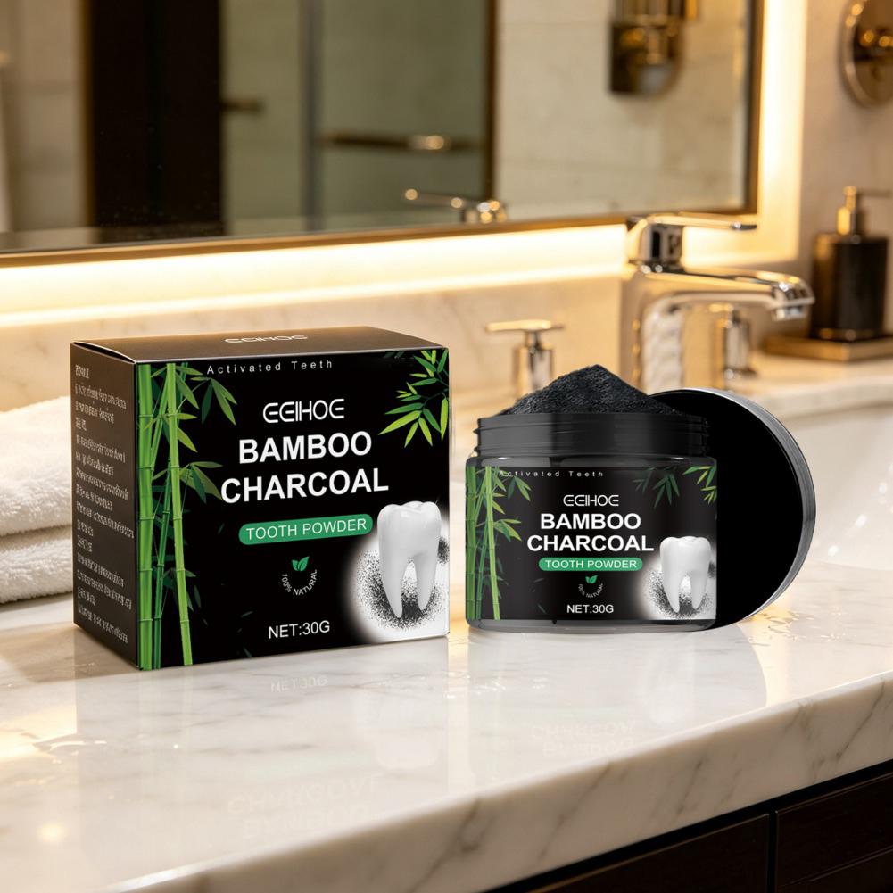 歯のホワイトニングパウダー、活性炭歯のディープクリーニングパ - Teeth Whitening Charcoal のレビューと価格