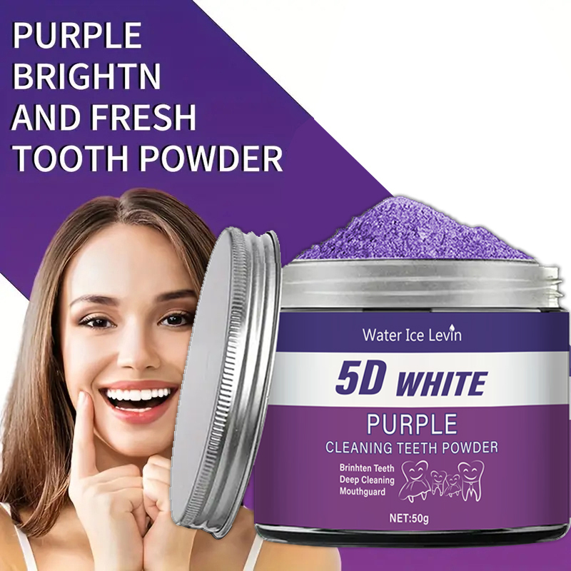 パープル歯磨き粉、50g - 深層洗浄と歯のクリーニングパウ - Teeth Whitening Charcoal Powder のレビューと価格