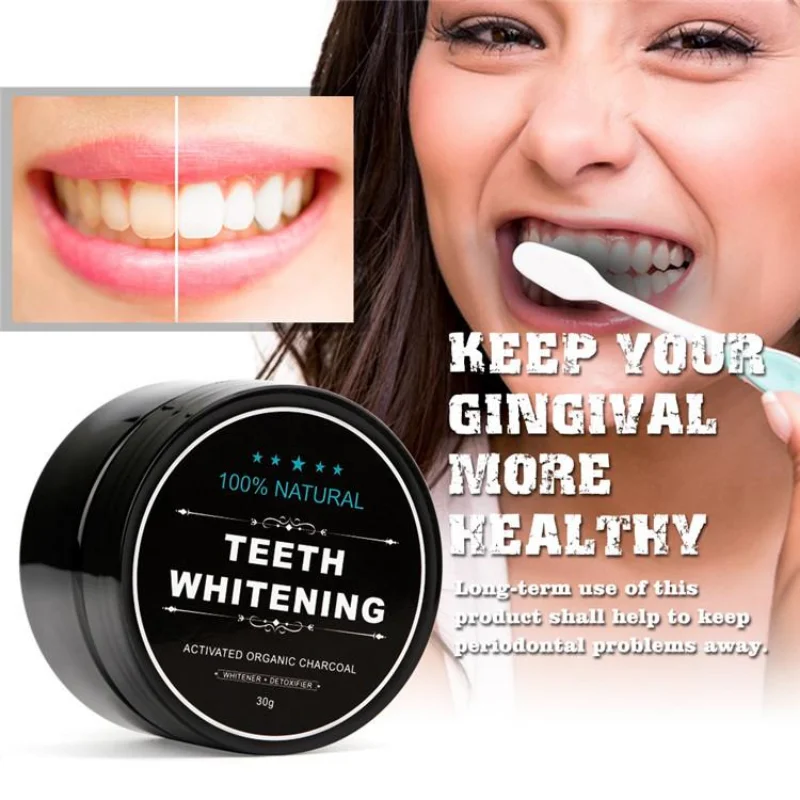 食品グレードの歯磨き粉、活性炭歯のホワイトニング製品、活性炭 - Teeth Whitening Charcoal のレビューと価格